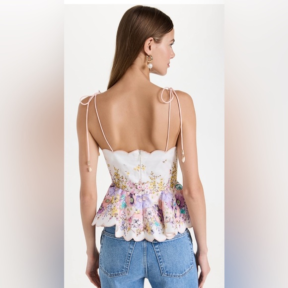 NWT - Zimmermann Jude Scallop Top (Size 3 - US 10) - Picture 2 of 11